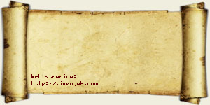 Olga Bačević vizit kartica